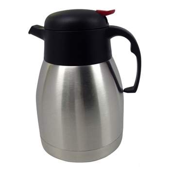 Winco Coffee Carafe, Insulated, Stainless Steel, 1.5 Liter : Target