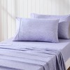 Lush Décor Twin XL 4pc Retro Waves Sheet Set Violet - 3 of 4
