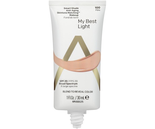 Almay Smart Shade Anti-Aging Skintone Matching Makeup 100 My Best Light - 1 fl oz