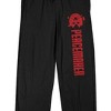 Peacemaker Helmet Men's Black Sleep Pajama Pants - 2 of 4