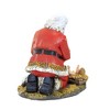 Roman 5.0 Inch Kneeling Santa Holding Hat Christmas Figurine , Lamb Cradle Jesus Baby (1PC) - 2 of 3