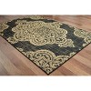 Oriental Weavers Marina 5929K Black/ Tan Indoor/Outdoor Area Rug - 7'10" Round - 2 of 4