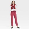 Women's Super-High Rise Tapered Ankle Pull-On Paperbag Pants - A New Day™ - 3 of 3