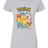 Women's - Pokémon - Pokémon Character Group Fitted Graphic T-Shirt - 2 of 3
