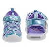 Disney Girls Frozen LED Light Up Sandal - Outdoor Slipon Quick Dry Waterproof Shoe - (Toddler/Little Kid) - 4 of 4