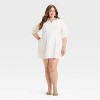 Women's Puff Short Sleeve Corset Mini A-Line Dress - A New Day™ - 3 of 3