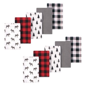 Luvable Friends Hudson Baby Flannel Burp Cloths 10pk - 1 of 1