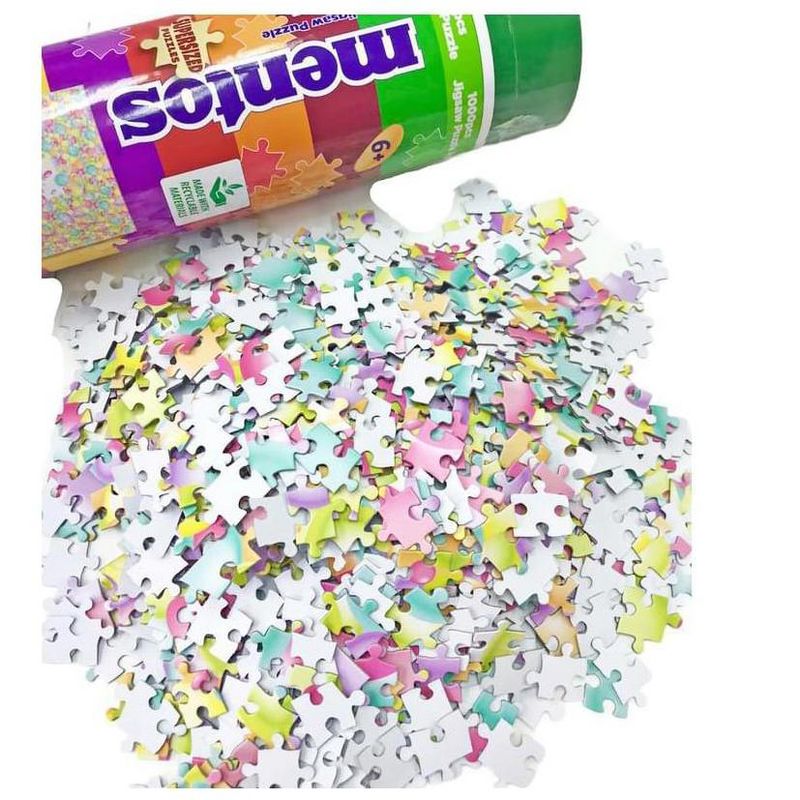YWOW Games Mentos 1000 Piece SuperSized Jigsaw Puzzle | Rainbow, 3 of 4