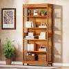 Tribesigns Bookcase, 5-Tier Wood Farmhouse Bookshelf, 70.9" Tall Freestanding Library Book Case with Open Storage Shelves for Home Office - 2 of 4