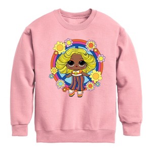 Boys' - LOL Surprise! - Shine Bay Bay Retro Graphic Long Sleeve Fleece Sweatshirt - 1 of 4