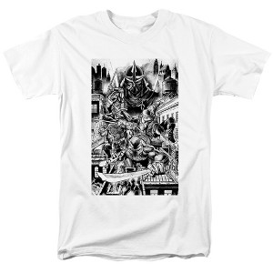 Men's Teenage Mutant Ninja Turtles Take Down Shredder Adult T-Shirt - 1 of 4