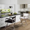 TOV Furniture Director Performance Vegan Leather Stool with Silver Base - 2 of 4