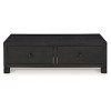 Foyland Coffee Table Black/Gray - Signature Design by Ashley: Rectangular, Vintage Style with Drawer Storage for Living Room - 4 of 4