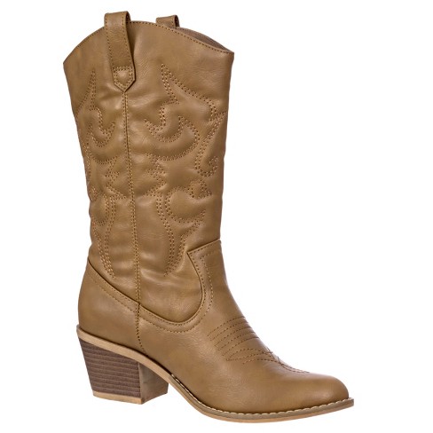 Women's Daytona Western Boots - Wild Fable™ White 9 : Target