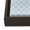 Hello Sayang Snow Flakes Icy Blue Framed Art Canvas - Society6 - 4 of 4