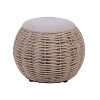 Techni Home Natural Woven Ottoman with Storage - 2 of 4