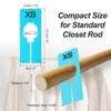 Unique Bargains Closet Sorting Separator Hanging Clothes Dividers Label 40 Pcs 8 Sizes - 2 of 3