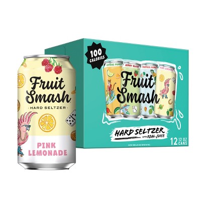 Fruit Smash Hard Seltzer Variety Pack - 12pk/12 fl oz Cans
