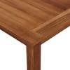 vidaXL Garden Table Varied wood tones Solid Acacia Wood Medium Durable - 3 of 4