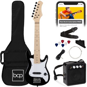 Best Choice Products 30in Kids Electric Guitar Beginner Starter Kit w/ 5W Amplifier, Strap, Case, Strings - 1 of 4