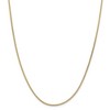 Black Bow Jewelry 1.8mm, 14k Yellow Gold, Flat Wheat Chain Necklace - 3 of 4