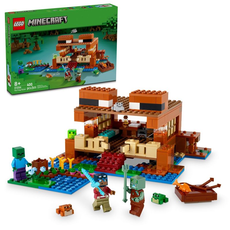 LEGO Minecraft The Frog House Gaming Toy 21256, 1 of 10