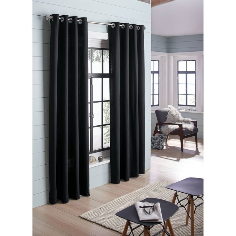 1pc Light Filtering Solid Window Curtain Panel - Threshold™, 4 of 10