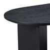 NicBex 39.37" Modern Oval Coffee Table,End Table with Sturdy MDF Base,Center Table for Living Room,Apartments & Bedrooms - 4 of 4