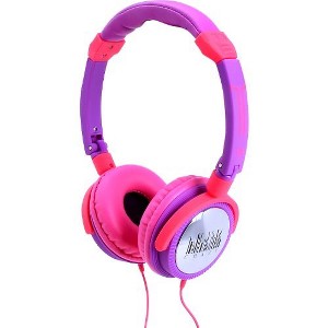 IDANCE PINK & PURPLE DJ HEADPHONES MIC ICRAZY601 - 1 of 1