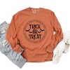 Simply Sage Market Trick Or Treat Circle Garment Dyed Long Sleeve - 3 of 4