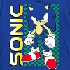 Boys Sonic The Hedgehog Shirt - Sonic, Tails, and Knuckles - The Hedgehog trio - Official Sega T-Shirt (Royal, Medium) - 2 of 4