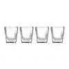 Beautyflier Pack of 4 Cocktail Wine Jigger Clear Glass Shot