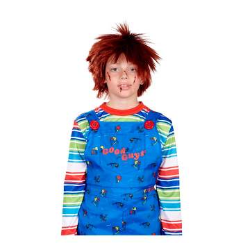 Angels Costumes Evil Doll Child Costume Wig | One Size