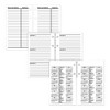 Financial Desk Calendar Refill, 3.5 x 6, White Sheets, 12-Month (Jan to Dec): 2025 - 2 of 3