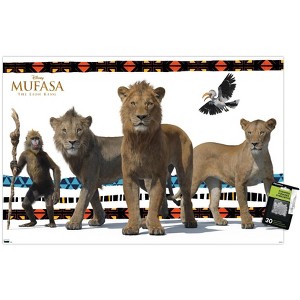 Trends International Disney Mufasa: The Lion King - Group Unframed Wall Poster Prints - 1 of 4