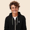 Dalix Astronaut Embroidered Hoodie Fleece Sweatshirt Zip Front Mens - 4 of 4