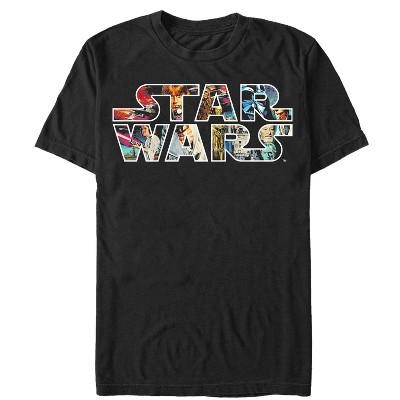 Men's Star Wars Classic Poster Logo T-shirt : Target