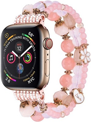 Worryfree Gadgets Metal Bling Jewelry Band For Apple Watch 38/40/41mm,  42/44/45mm Iwatch Series 8 7 6 Se 5 4 3 2 1 : Target