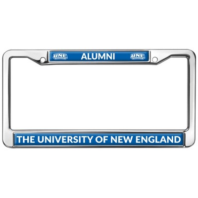 University of New England Alumni Full Size Standard License Plate Metal Frame