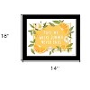 HomeRoots Take Me Where Summer Never Ends Black Framed Print Wall Art - 3 of 3