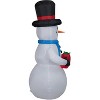 Gemmy Christmas Airblown Inflatable Snowman, 6.5 ft Tall, White - 3 of 4
