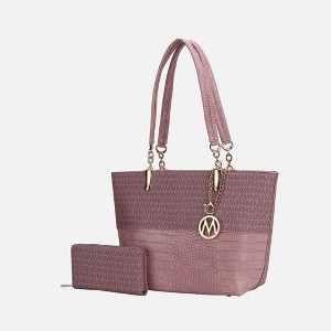 MKF Collection Sasha Tote Women’s Vegan Leather Spacious Interior Handbag by Mia K - 1 of 4