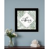HomeRoots GOOD VIBES Black Framed Print Wall Art - 2 of 4