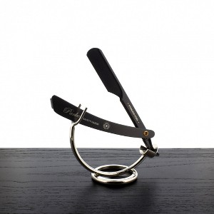 Parker PTABK Stainless Steel Adjustable Straight Razor, Black - 1 of 4