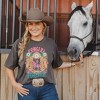 Simply Sage Market Women's Cowgirl Forever Short Sleeve Garment Dyed Tee - 2 of 4