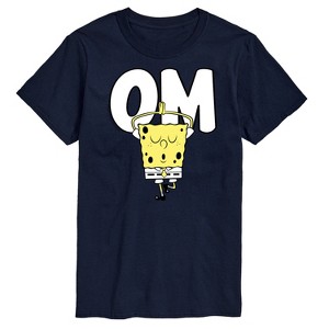 Men's - SpongeBob SquarePants - Om Yoga Spongebob Short Sleeve Graphic T-Shirt - 1 of 4
