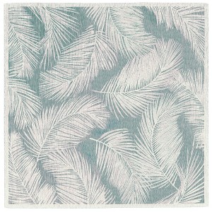 Liora Manne Carmel  Indoor/Outdoor Rug  Aqua.. - 1 of 4