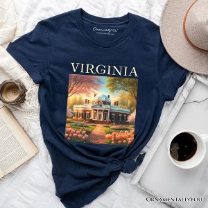 Classic Virginia State Jefferson’s Monticello T-Shirt, Southern Charm Tee and American History Keepsake | OrnamentallyYou - 1 of 4