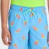 Boys' Pizza Printed Swim Shorts - Cat & Jack™ Blue - 3 of 3