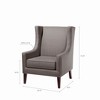 NicBex Polyester Accent Chair,Upholstered Living Room Chairs with High Backrest and Birch Legs,Modern Armchair,Accent Chairs for Living Room - 3 of 4